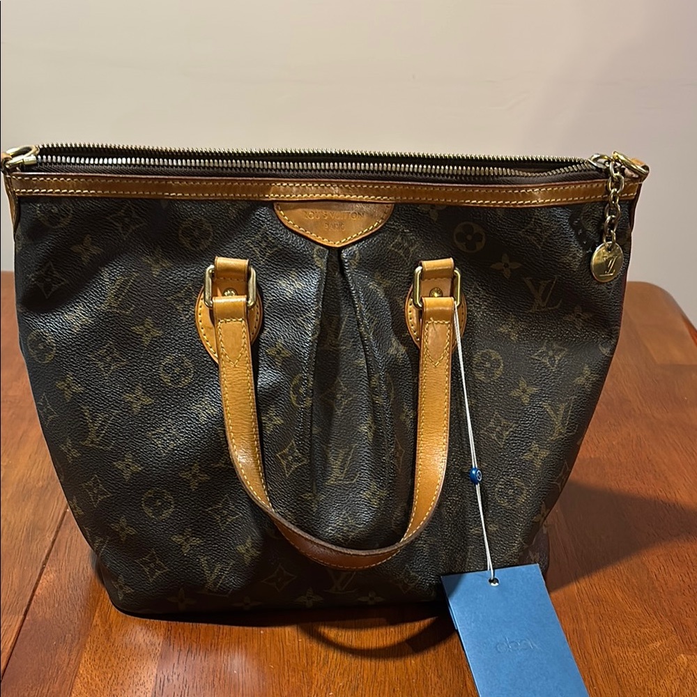 Louis Vuitton Brown Monogram Tote Bag Palermo PM